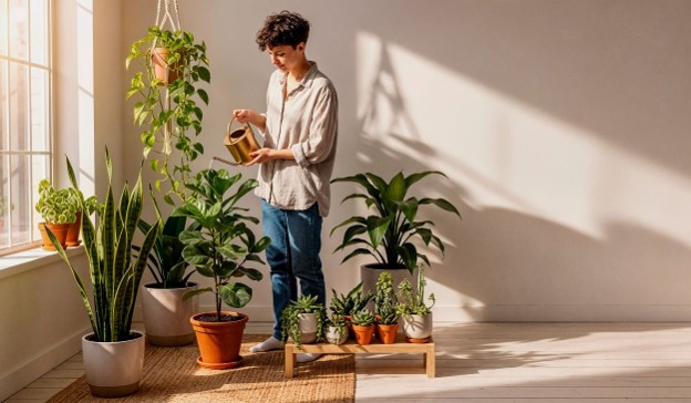 Air purifier houseplants