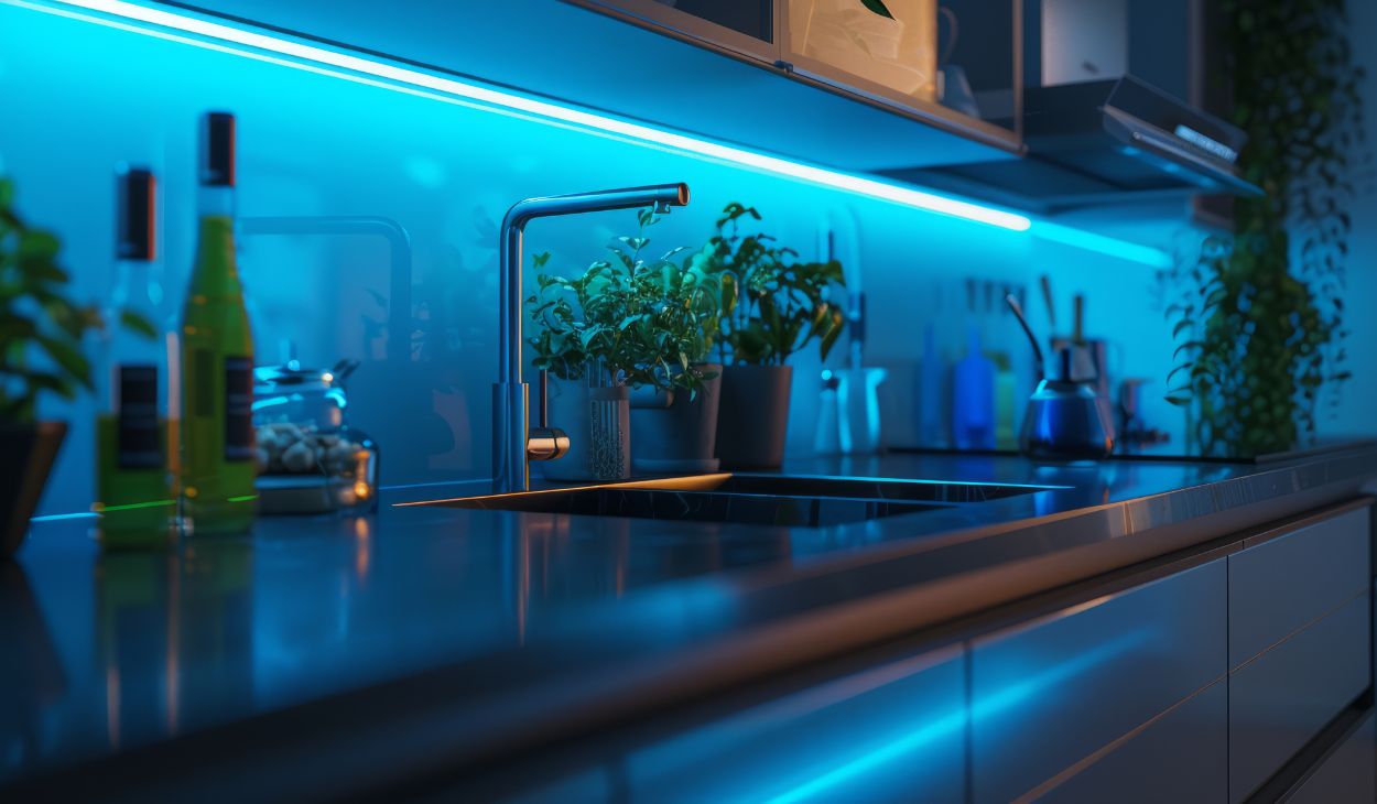 Lighting Over Kitchen Sink with Window